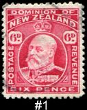 [King Edward VII - Inscription "DOMINION OF NEW ZEALAND", type AU10]