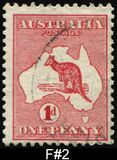 [Definitive Issues - Kangaroo and Map, type A1]