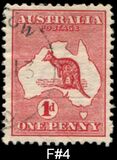 [Definitive Issues - Kangaroo and Map, type A1]