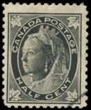 [Queen Victoria - Maple Leaf in Corners, loại P]