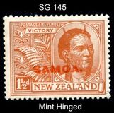 [New Zealand Postage Stamps Overprinted, type M2]