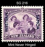 [Stamps of New Zealand Overprinted, type AJ]