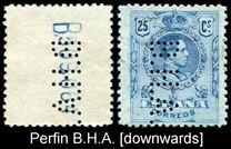 [King Alfonso XIII - Blue Control Numbers on Backside, Tipi BG5]