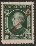 [Andrej Hlinka - Not Issued Stamps Overprinted "SLOVENSKŶ ŠTAT", type C]