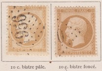 [Emperor Napoléon III - Perforated, tip C12]
