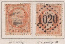 [Emperor Napoléon III - Perforated, tip C14]