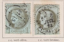 [Ceres - Lines or Dashes on Neck. Coloured Paper. No.50-52: Thin Value Numbers, tyyppi I]