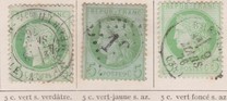 [Ceres - Lines or Dashes on Neck. Coloured Paper. No.50-52: Thin Value Numbers, tyyppi I3]