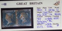 [Queen Victoria, 1819-1901 - White Line Below "POSTAGE" & Above "TWO PENCE", type B]