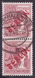 [BERLIN in Red Overprint on "Allied Occupation Zone" Stamps, type B10]
