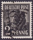 [Joint Allied Occupation Zones Stamps Handstamped, タイプ A]