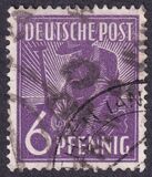 [Joint Allied Occupation Zones Stamps Handstamped, タイプ A1]