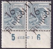 [Joint Allied Occupation Zones Stamps Handstamped, タイプ A4]