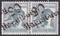 [Joint Allied Occupation Zones Stamps Handstamped, タイプ A4]