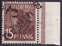[Joint Allied Occupation Zones Stamps Handstamped, タイプ A5]
