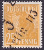 [Joint Allied Occupation Zones Stamps Handstamped, タイプ A9]