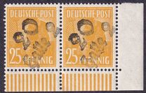 [Joint Allied Occupation Zones Stamps Handstamped, タイプ A9]