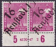 [Joint Allied Occupation Zones Stamps Handstamped, प्रकार A11]