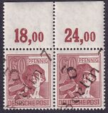 [Joint Allied Occupation Zones Stamps Handstamped, प्रकार A13]