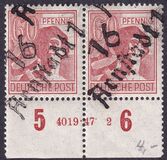[Joint Allied Occupation Zones Stamps Handstamped, प्रकार A13]