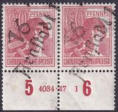 [Joint Allied Occupation Zones Stamps Handstamped, प्रकार A13]
