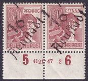 [Joint Allied Occupation Zones Stamps Handstamped, प्रकार A13]