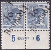 [Joint Allied Occupation Zones Stamps Handstamped, प्रकार A15]