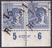 [Joint Allied Occupation Zones Stamps Handstamped, प्रकार A15]