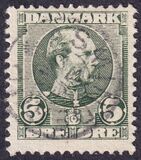 [King Christian IX, 1818-1906 - Vertical and Horizontal Lines in Background in Oval, סוג N]