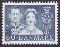[The 25th Anniversary of the Marriage of King Frederik IX and Queen Ingrid, 类型 EA1]
