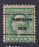 [George Washington - Rotary Press. Size: 19 x 22½-22¾, type DW140]