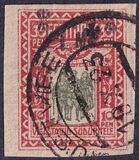 [Charity Stamps Surcharged, type M]