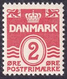 [Wavy Lines - Steel Engraving. Top Field on Left Lion's Top Paw Colored, type AS9]