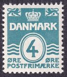 [Wavy Lines - Steel Engraving. Top Field on Left Lion's Top Paw Colored, type AS10]