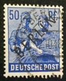 [BERLIN in Black Overprint on "Allied Occupation Zone" Stamps, type A12]