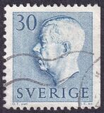 [King Gustaf VI Adolf of Sweden - New Engravement with Imprint, タイプ EE4]