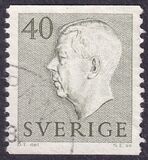 [King Gustaf VI Adolf of Sweden  - New Engravement with Imprint, tip EE15]