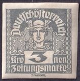 [Newspaper Stamps - Thick Greyish Paper, Вид XBN25]