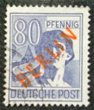 [BERLIN in Red Overprint on "Allied Occupation Zone" Stamps, type B11]