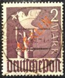 [BERLIN in Red Overprint on "Allied Occupation Zone" Stamps, type B13]