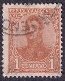 [General San Martin - Watermark 3,4 or Unwatermarked, Typ BK1]