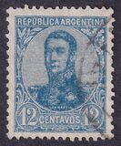[General San Martin - Watermark 3,4 or Unwatermarked, Typ BK9]