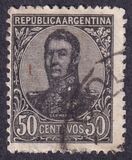 [General San Martin - Watermark 3,4 or Unwatermarked, Typ BK14]