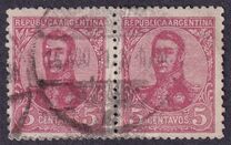 [General San Martin - Watermark 3,4 or Unwatermarked, Typ BK5]
