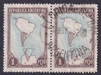 [Map -  South America and Antarctic, Tüüp LU]