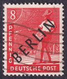 [BERLIN in Black Overprint on "Allied Occupation Zone" Stamps, type A2]