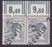 [Joint Allied Occupation Zones Stamps Handstamped, typ A4]
