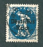 [Postage Stamps from Bayern Overprinted "Deutsches Reich", タイプ AF3]