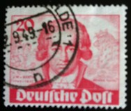 [The 200th Anniversary of the Birth of Johann Wolfgang von Goethe - Poet, type R]