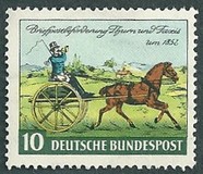 [The 100th Anniversary of the First Stamp From Thurn & Taxis, tipas AE]